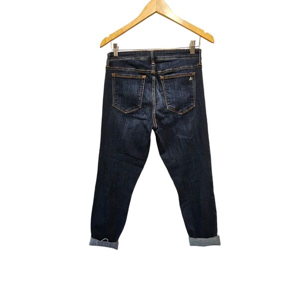 SAM EDELMAN Jeans The Kitten Mid‎ Rise Skinny Crop  Frayed Ends Skinny Jeans 30 - Picture 6 of 6